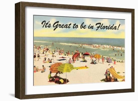 It's Great to be in Florida-null-Framed Art Print