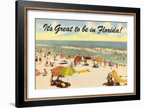 It's Great to be in Florida-null-Framed Art Print