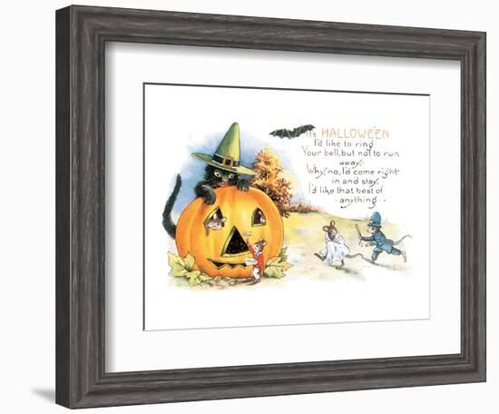 It's Halloween-null-Framed Premium Giclee Print