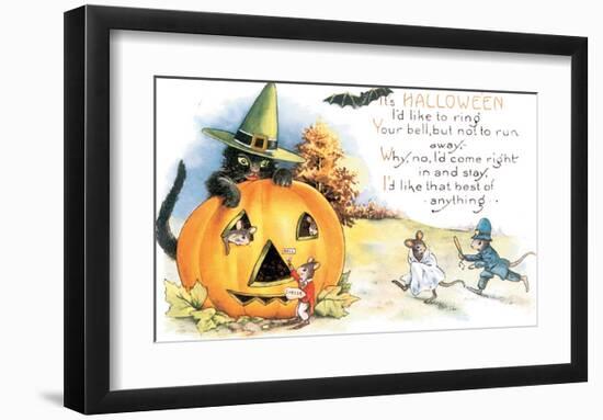 It's Halloween-null-Framed Art Print