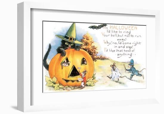 It's Halloween-null-Framed Art Print