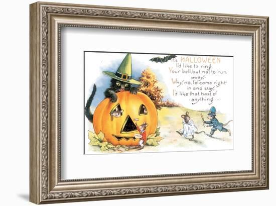 It's Halloween-null-Framed Art Print