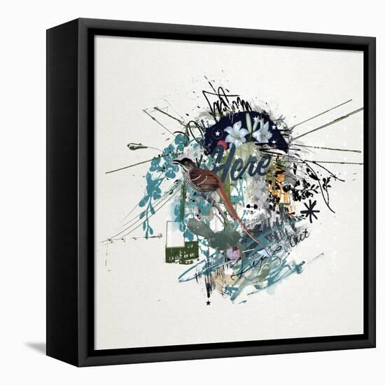 It's Here, 2015 (Collage on Canvas)-Teis Albers-Framed Premier Image Canvas