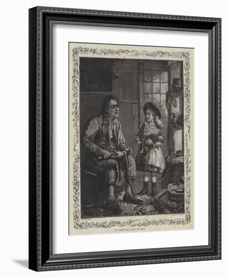 It's Never Too Late to Mend-T. Taylor-Framed Giclee Print