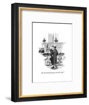 "It's the kind of bag you can dive into." - New Yorker Cartoon-Helen E. Hokinson-Framed Premium Giclee Print