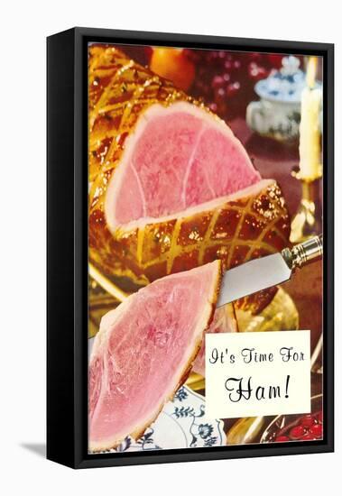 It's Time for Ham!-null-Framed Stretched Canvas