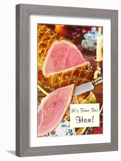 It's Time for Ham!-null-Framed Art Print