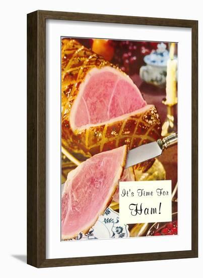 It's Time for Ham!-null-Framed Art Print