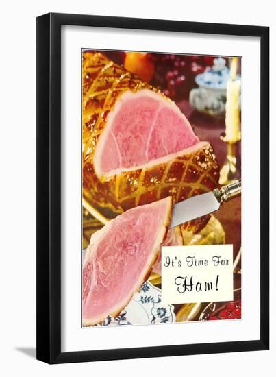 It's Time for Ham!-null-Framed Art Print