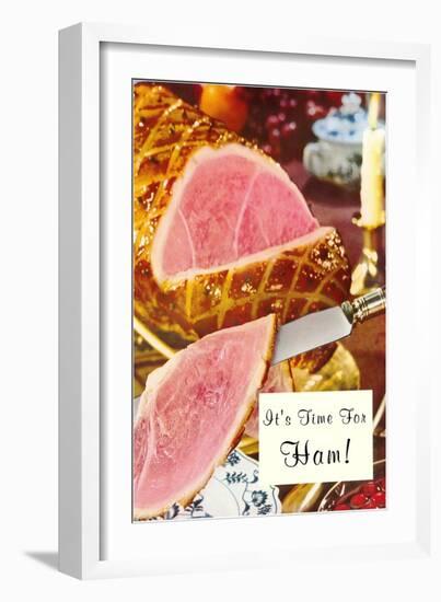 It's Time for Ham!-null-Framed Art Print