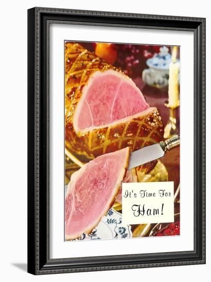 It's Time for Ham!-null-Framed Premium Giclee Print