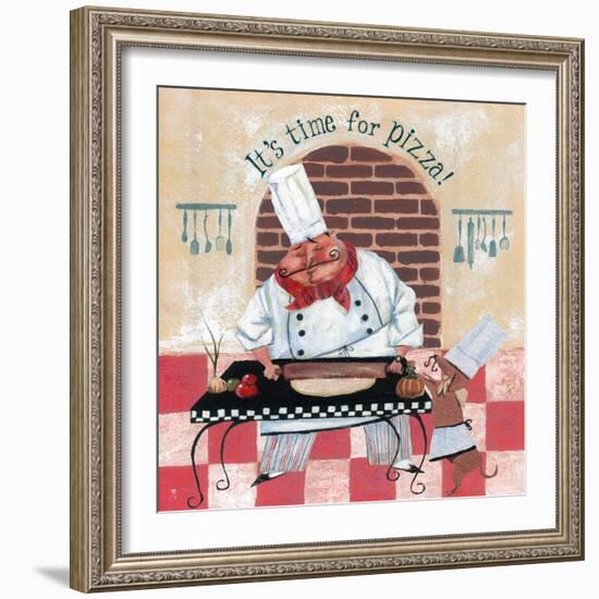 It’s Time for Pizza-Gregg DeGroat-Framed Giclee Print