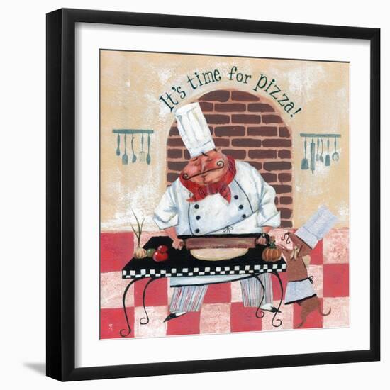 It’s Time for Pizza-Gregg DeGroat-Framed Giclee Print