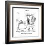 "It's time to split the Hosta funkia!" - New Yorker Cartoon-George Booth-Framed Premium Giclee Print