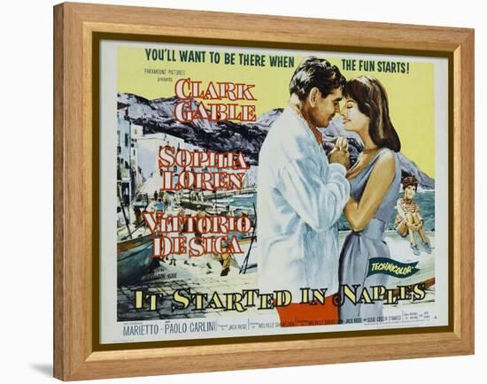 It Started In Naples, 1960-null-Framed Stretched Canvas