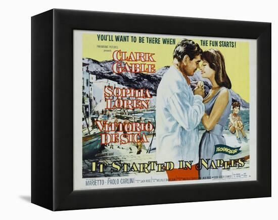 It Started In Naples, 1960-null-Framed Stretched Canvas