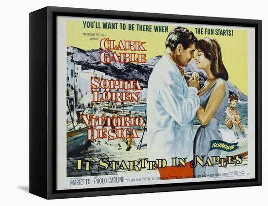 It Started In Naples, 1960-null-Framed Stretched Canvas