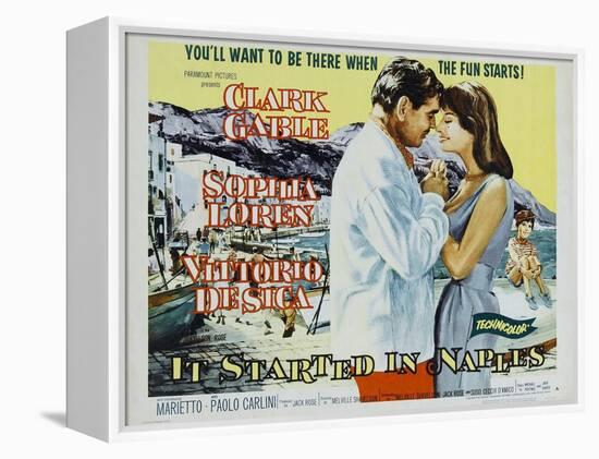 It Started In Naples, 1960-null-Framed Stretched Canvas