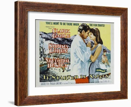 It Started In Naples, 1960-null-Framed Art Print