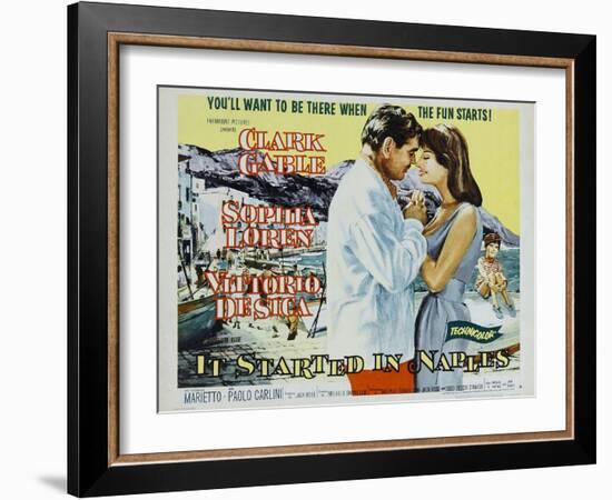 It Started In Naples, 1960-null-Framed Art Print