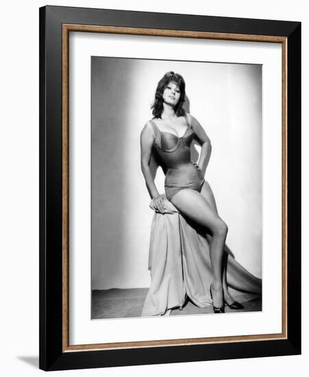 It Started in Naples, Sophia Loren, 1960-null-Framed Photo