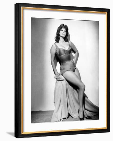 It Started in Naples, Sophia Loren, 1960-null-Framed Photo