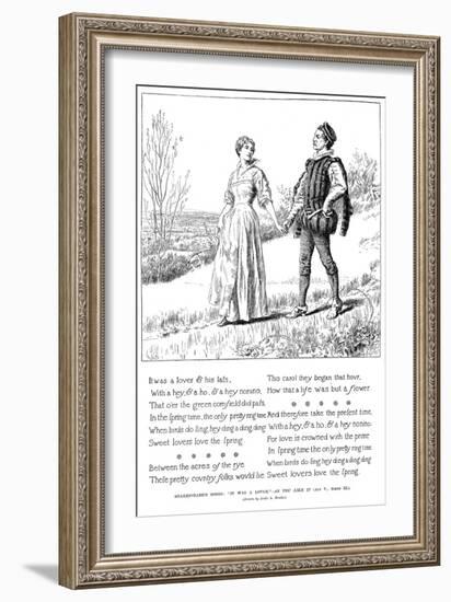 It Was a Lover, 1895-Leonard Leslie Brooke-Framed Giclee Print