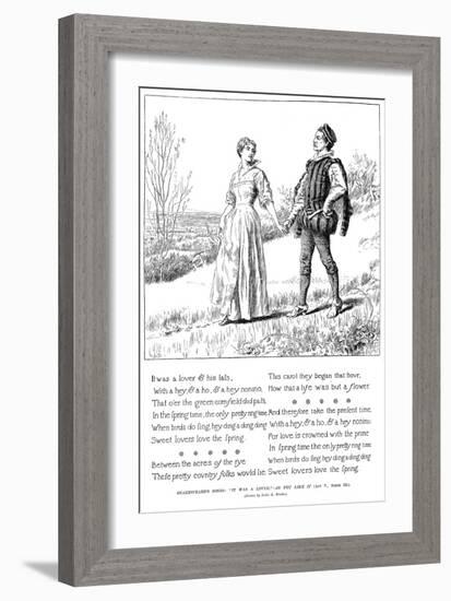It Was a Lover, 1895-Leonard Leslie Brooke-Framed Giclee Print