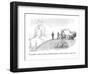 "It would be a shame if they surrendered before we had a chance to shoot t?" - New Yorker Cartoon-Jason Patterson-Framed Premium Giclee Print