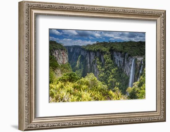 Itaimbezinho Canyon in Cambara Do Sul, Rio Grande Do Sul, Brazil-Alex Saberi-Framed Photographic Print