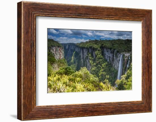 Itaimbezinho Canyon in Cambara Do Sul, Rio Grande Do Sul, Brazil-Alex Saberi-Framed Photographic Print