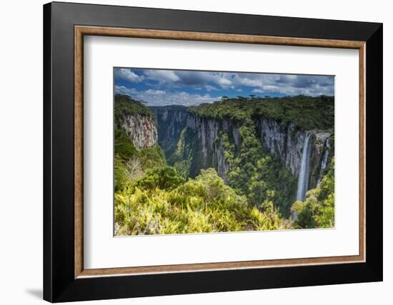 Itaimbezinho Canyon in Cambara Do Sul, Rio Grande Do Sul, Brazil-Alex Saberi-Framed Photographic Print