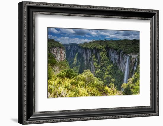 Itaimbezinho Canyon in Cambara Do Sul, Rio Grande Do Sul, Brazil-Alex Saberi-Framed Photographic Print