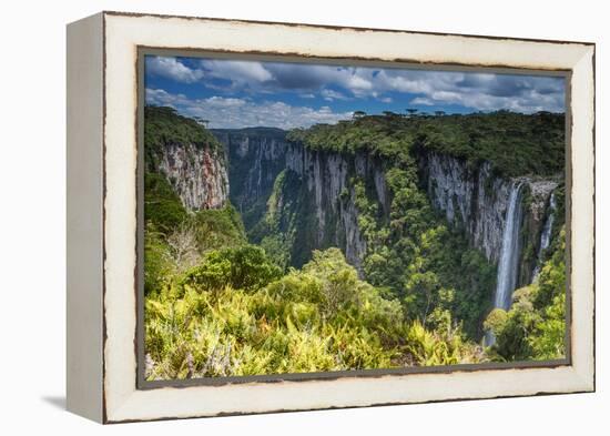 Itaimbezinho Canyon in Cambara Do Sul, Rio Grande Do Sul, Brazil-Alex Saberi-Framed Premier Image Canvas