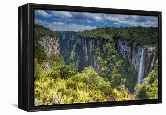 Itaimbezinho Canyon in Cambara Do Sul, Rio Grande Do Sul, Brazil-Alex Saberi-Framed Premier Image Canvas