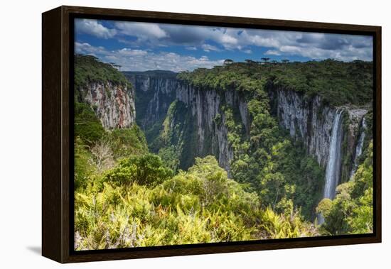 Itaimbezinho Canyon in Cambara Do Sul, Rio Grande Do Sul, Brazil-Alex Saberi-Framed Premier Image Canvas