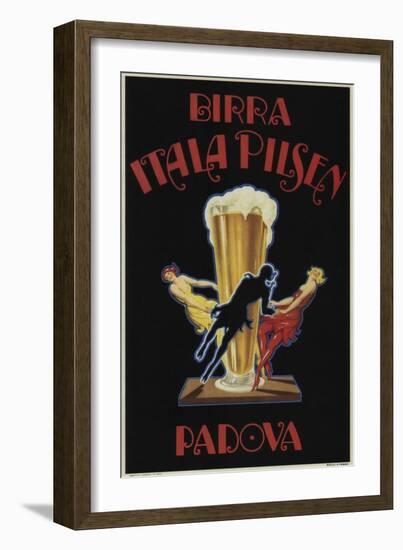 Itala Pilsen Bier-null-Framed Giclee Print