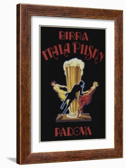 Itala Pilsen Bier-null-Framed Giclee Print