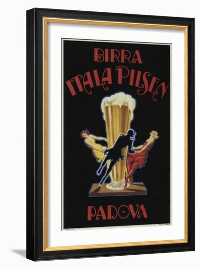 Itala Pilsen Bier-null-Framed Giclee Print