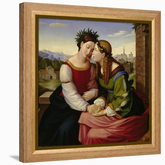 Italia and Germania-Friedrich Overbeck-Framed Premier Image Canvas