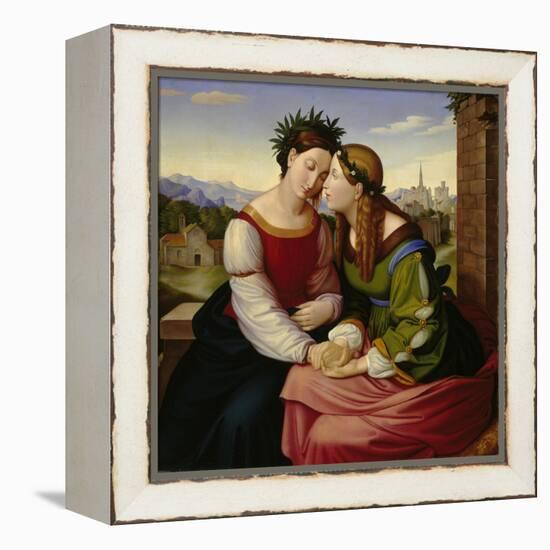 Italia and Germania-Friedrich Overbeck-Framed Premier Image Canvas