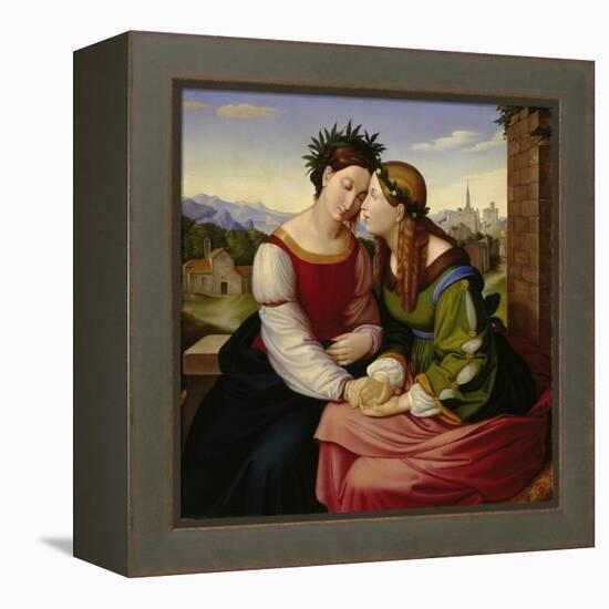 Italia and Germania-Friedrich Overbeck-Framed Premier Image Canvas