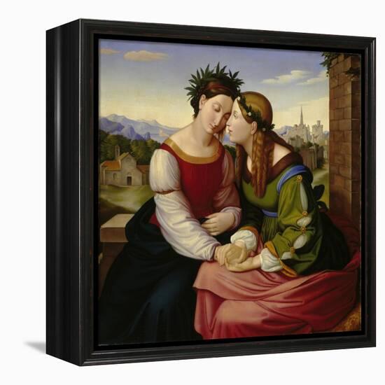 Italia and Germania-Friedrich Overbeck-Framed Premier Image Canvas