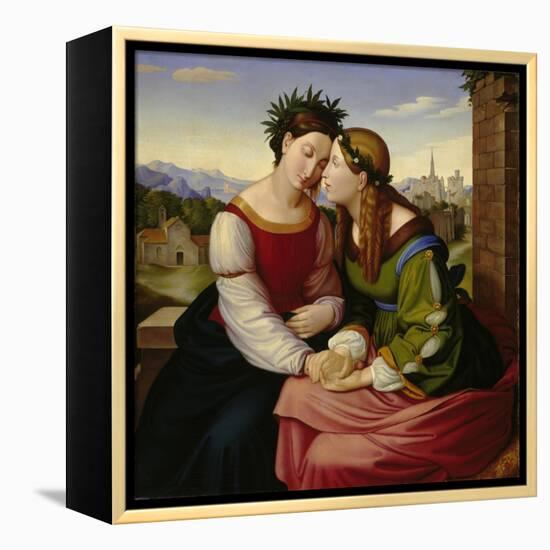 Italia and Germania-Friedrich Overbeck-Framed Premier Image Canvas