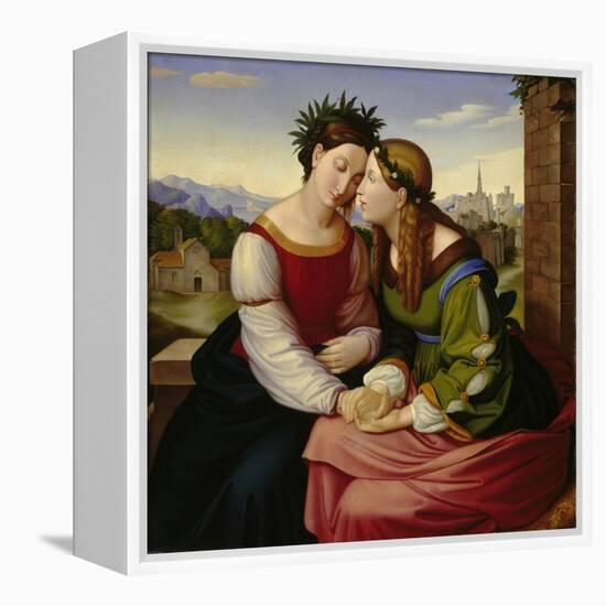 Italia and Germania-Friedrich Overbeck-Framed Premier Image Canvas