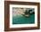 Italia, Apulia, Polignano a Mare. Crowded beach on a weekend. green.-Michele Molinari-Framed Photographic Print