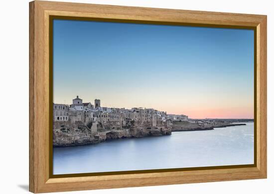 Italia, Italy, Apulia, Puglia, Bari district. Le Murge. Polignano a Mare.-Francesco Iacobelli-Framed Premier Image Canvas