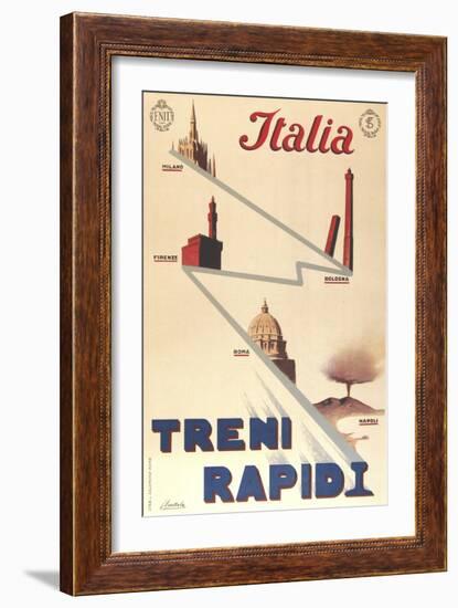 Italia Rapida-Vintage Apple Collection-Framed Giclee Print