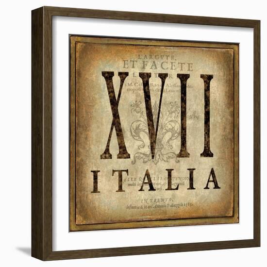 Italia-Oliver Jeffries-Framed Art Print