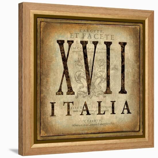 Italia-Oliver Jeffries-Framed Stretched Canvas